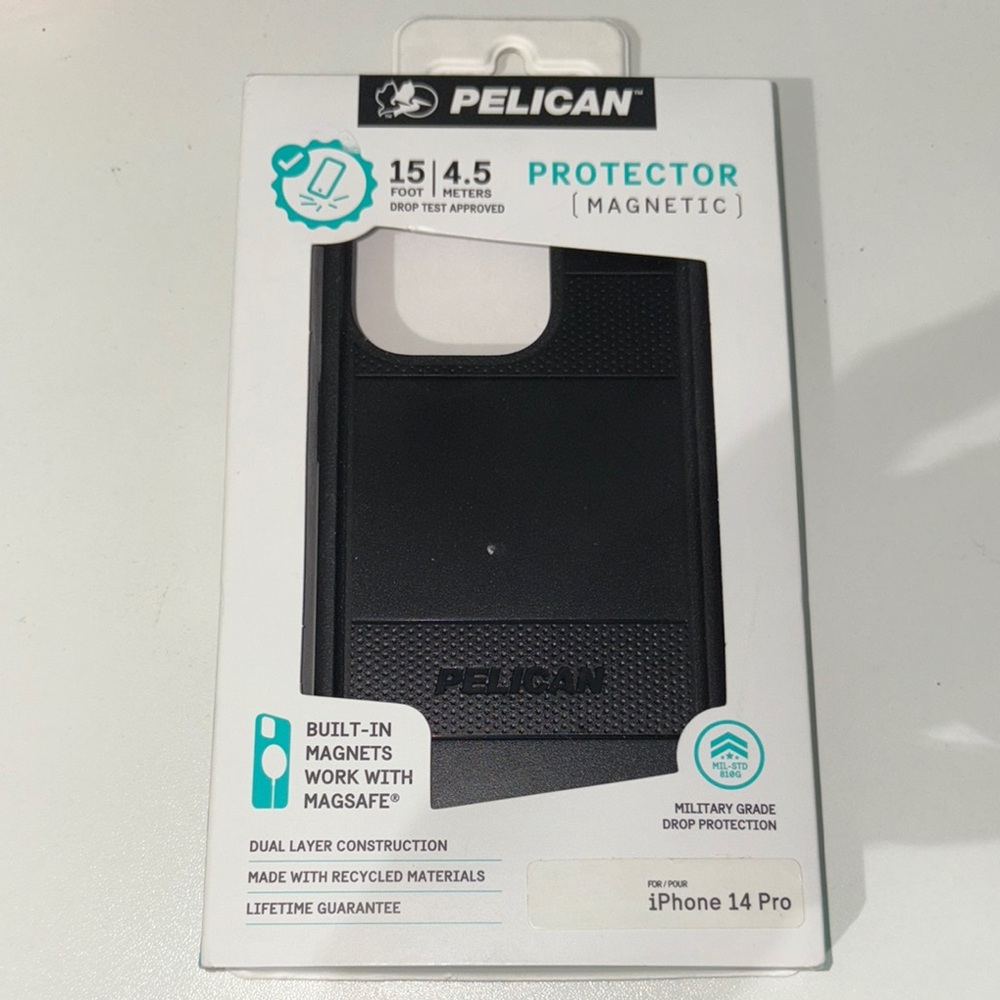 Pelican Black Protective Case for iPhone 14 Pro